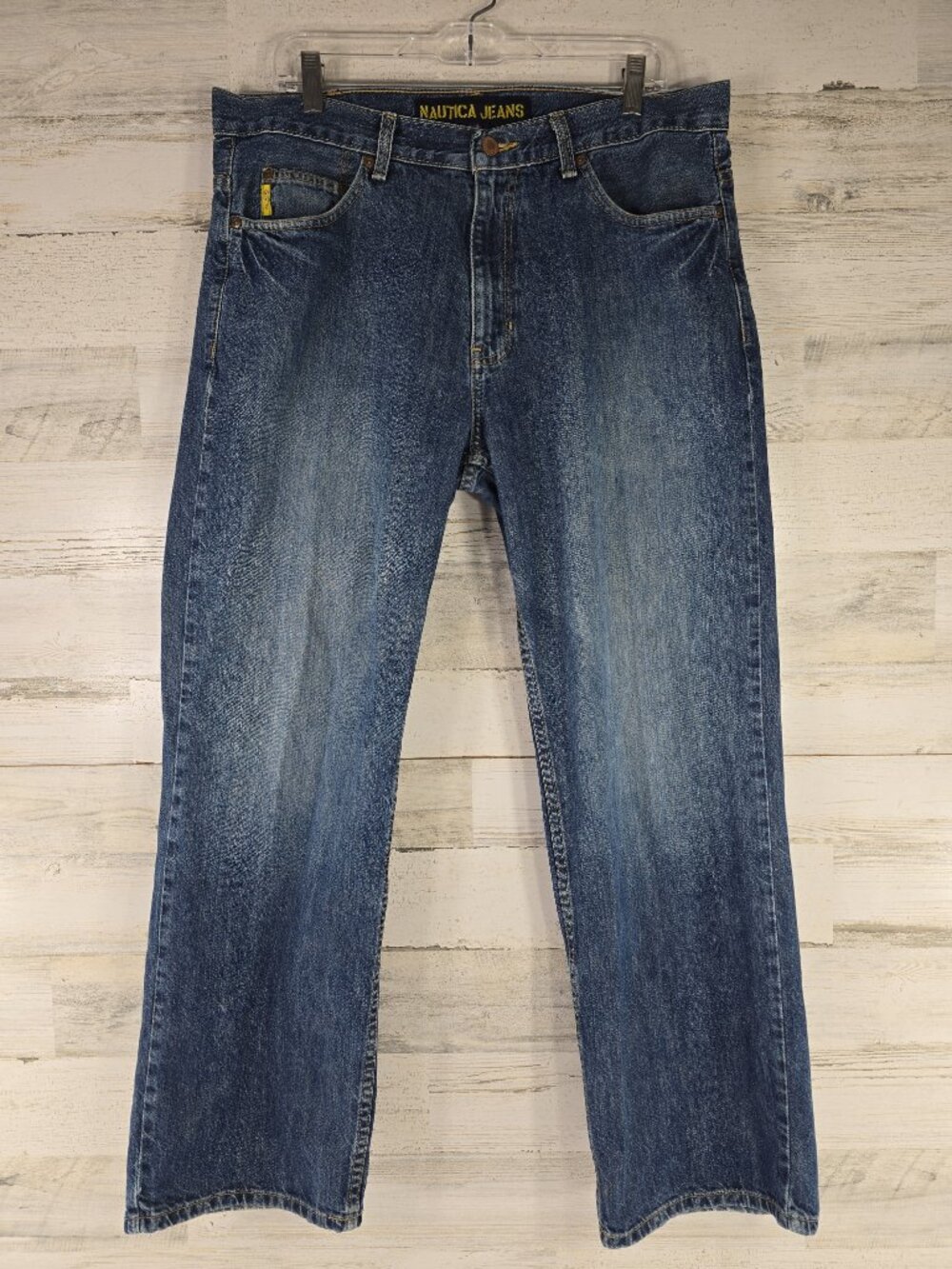 Vintage Y2K Nautica Jeans Men’s 34x30 Blue Denim Straight Leg Classic Fit *AS-IS